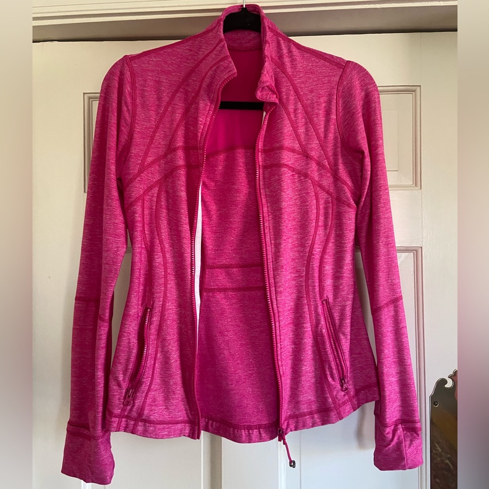 Lululemon Swiftly Tech Zip up Jacket - Size 6 - Hot Pink